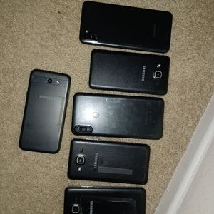 6 Samsung Phones....Parts only